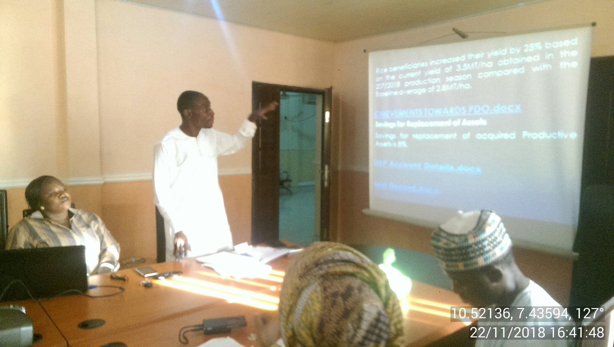 AfKaduna's tweet photo. Day1of2 : NFCO @FADAMAIII Technical Assistance&amp;capacity building mentorship mission visit  @AfKaduna #TeamLeader Mr Kwaji the Procurement Specialist #Reportpresentation yesterday afternoon @FmardNg @DamarisMosuro @GovKaduna @AfDB_Group @WorldBank @FAO @daily_trust @FMICNigeria https://t.co/9siOoyoi97