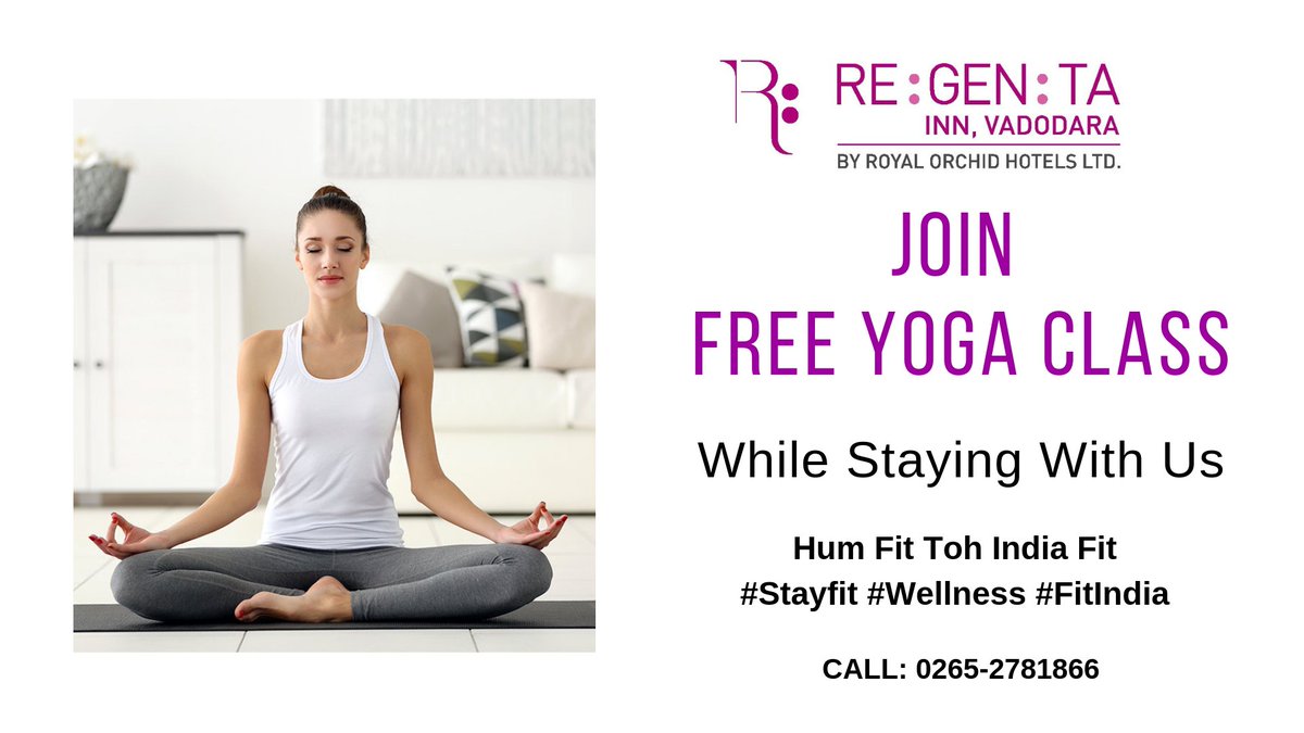 RegentaInn's tweet photo. #StayFit #Wellness #FitIndia
Hum Fit Toh India Fit .
#RegentaInn #Vadodara https://t.co/FNuBSK6f60