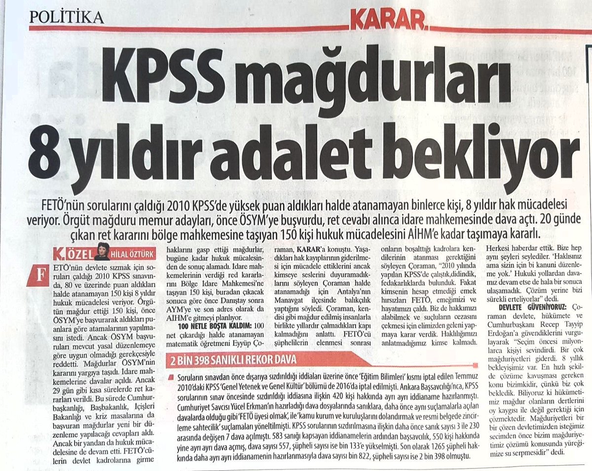 ozkara_gonca's tweet photo. @mazharbagli Haklısınız sayın vekilim.Şimdi yaraları sarma zamanı.Feto bizim de hakkımızı gasp etti, çocuklarımızın rızkını çaldı.2010 KPSS’de bizim kadrolarımızı çaldı.İcimiz acıyor bizim.Sesimizi duyurmak icin her yolu denedik. Cevap yok.Lutfen destek olun.Vicdanlı siyasilerimize duyrn bizi https://t.co/tDB7TC6mht