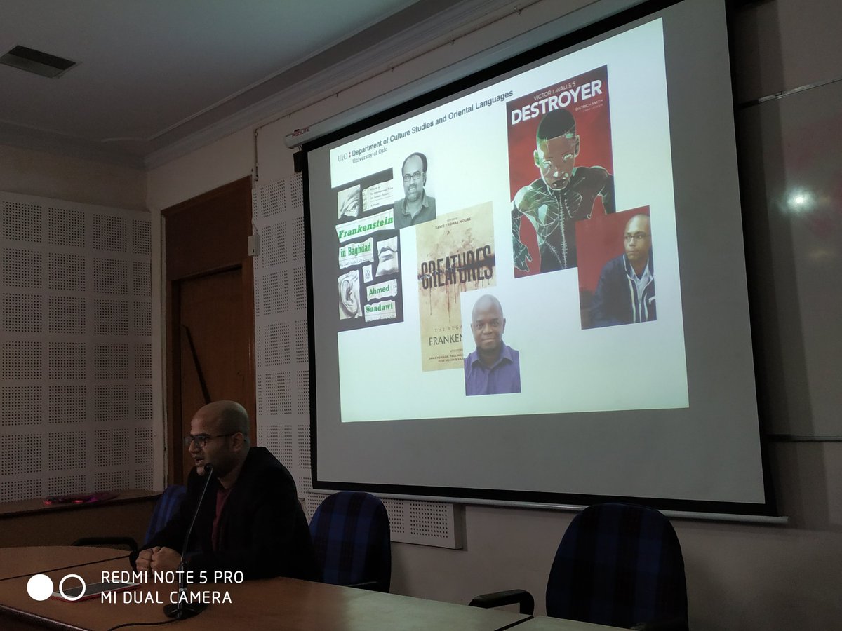 KalpabiswaWeb's tweet photo. 2nd day key note by Dr. Bodhisattva Chattopadhyay.
#SciFi #Frankenstein #kalpaju #conferences https://t.co/OwfzCYVhW5