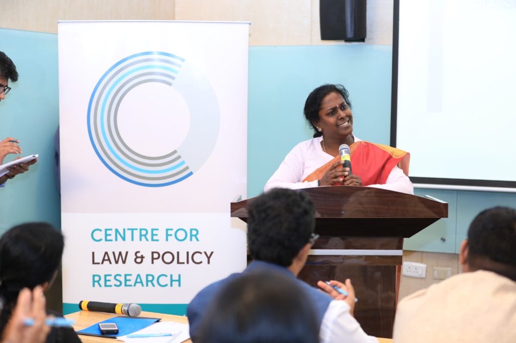 CLPRtrust's tweet photo. The vibrant @akkaitg is speaking about the role of the Supreme Court in upholding the rights of gender and sexual minorities in India at the #NationalConstitutiomSociety #NCS2018 https://t.co/iZYllQsiCu