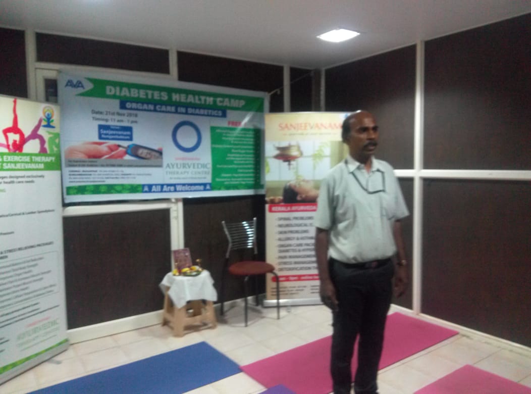 avacaregroup's tweet photo. Guest sharing their experiences at Sanjeevanam as part of the medical camp for organ care in Diabetics. 

#AVACare https://t.co/jQj7ZCmawO