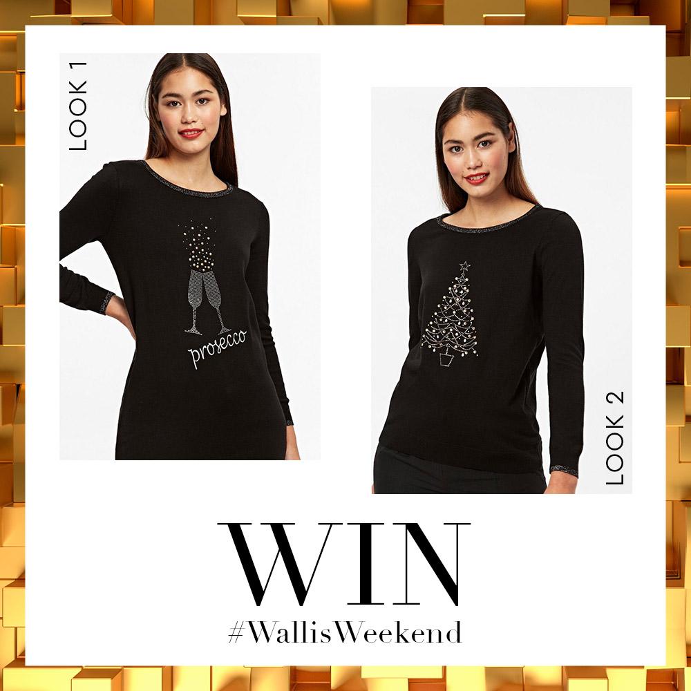 WallisFashion's tweet image. It's #WallisWeekend! We're giving you the chance to #WIN one of these festive weekend looks!*. To enter, simply follow us on Twitter, reply with your favourite look &amp;amp; retweet this post. Quick, ends midnight!⭐️*T&amp;amp;Cs apply. Can't wait? Shop knitwear now &amp;gt; bit.ly/2OVbQZD