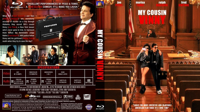 Watching #MyCousinVinny right now. It's a 1992 American #comedy film directed by #JonathanLynn, from a screenplay written by #DaleLauner.

Actors: #JoePesci, #RalphMacchio, #MarisaTomei, #MitchellWhitfield, #LaneSmith, #BruceMcGill & #FredGwynne.

#WPUGamers #Movies