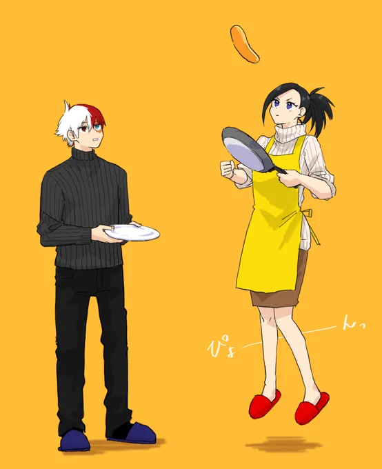 朝からインパクト強め? / 轟百 