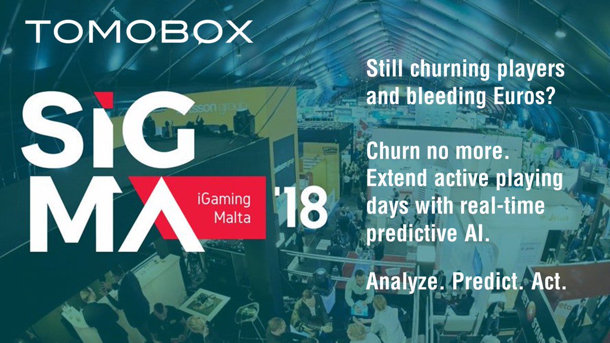 TomoboxHQ's tweet photo. Super excited to be selected for #Startup #Pitch18 
@iGamingSummit talking about #AI driven #churn alerts for online #gaming

#Malta #Sigma18 #Concierge #CustomerExperience https://t.co/zgnCafeXzA