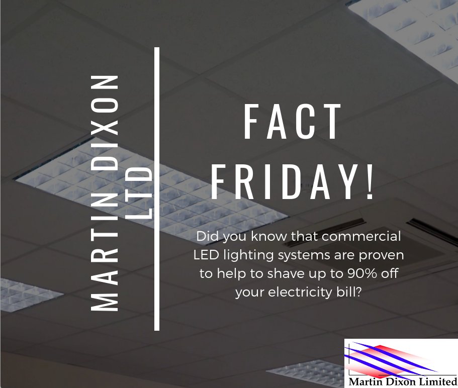 ❗Fact Friday ❗

Did you know that commercial LED lighting systems are proven to help to shave up to 90% off your electricity bill?

#Fact #FridayFeeling LEDLights