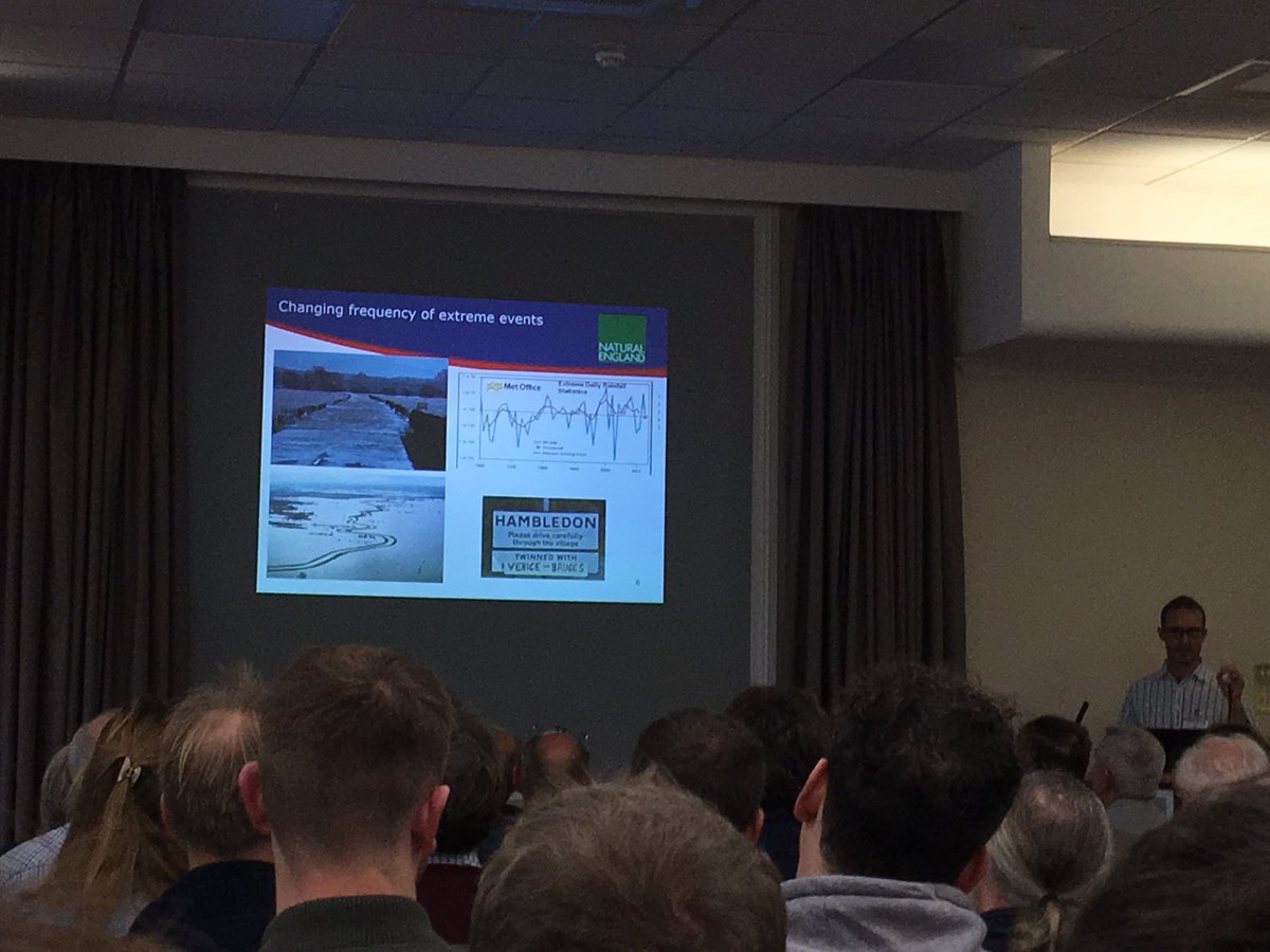 Fish_Ecology_SE's tweet photo. Dr Simon Duffield @NaturalEngland giving a thought-provoking talk on Climate Change Impacts & Adaption, & what it means for our precious #chalkstreams @ todayβs Vitacress Conservation Trust Chalkstreams Headwaters Forum
#loveyourriver #protectourchalkstreams #ForFishSake! https://t.co/6brIpKZBsp