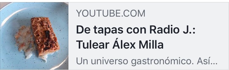 Hemos recibido la visita de Diario JAÉN, y en su espacio #DeTapasConRadioJ le hemos preparado nuestro plato favorito:

🔵 Manitas deshuesadas con cigala cruda y caviar.

¡Un plato #Intensidad7!
#Tuléar 
m.youtube.com/watch?feature=…