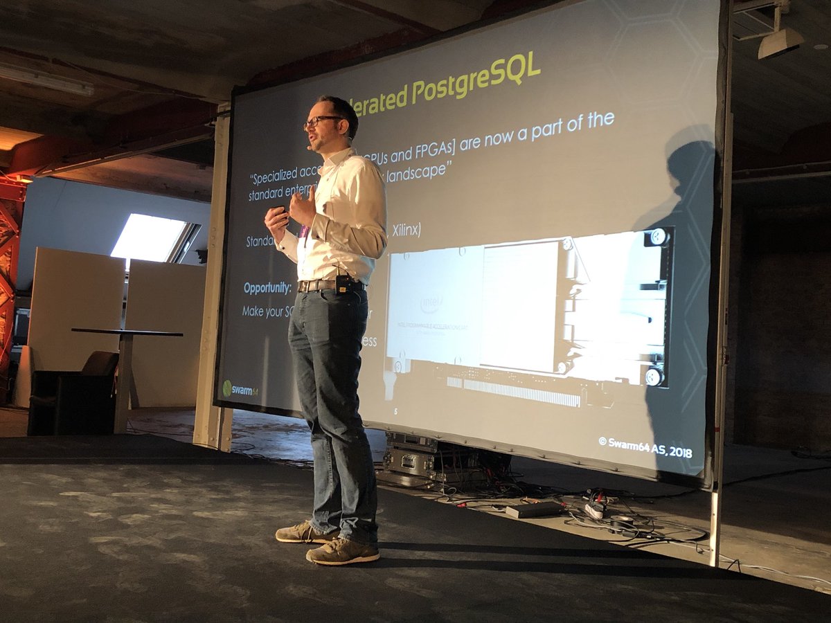 anoizet's tweet image. Accelerated #postgreSQL - replace your legacy analytics and get #iot features for free @Swarm64 Thomas Richter #DN18
