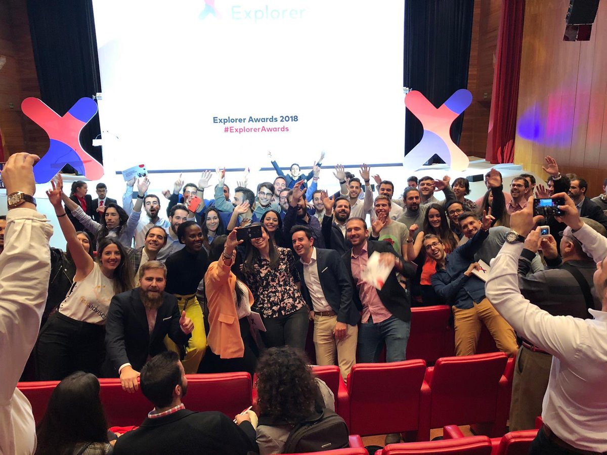 emprendecise's tweet photo. Comienzan los #ExplorersAwards con los ganadores locales directos de #SiliconValley ✈️
¡Mucha suerte a tod@s! Ya sois todos ganadores con vuestro esfuerzo y ganas 👏🏽👏🏽👏🏽 https://t.co/UaGIWmJee6