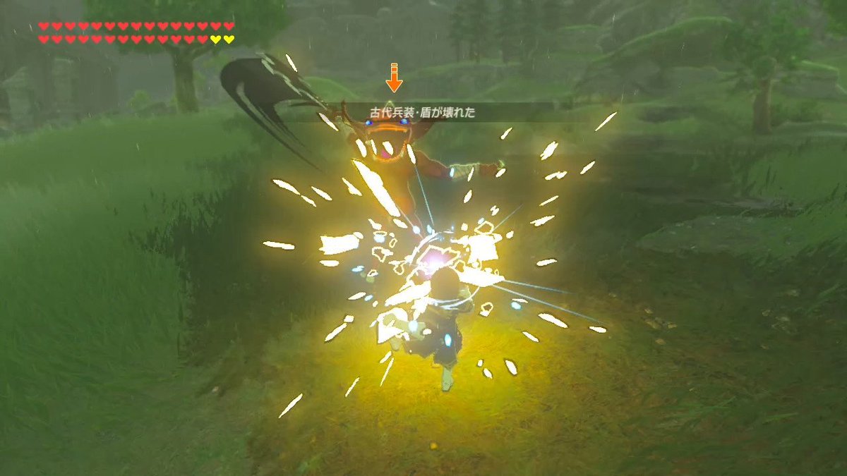 ゼルダbotw 盾防御力検証