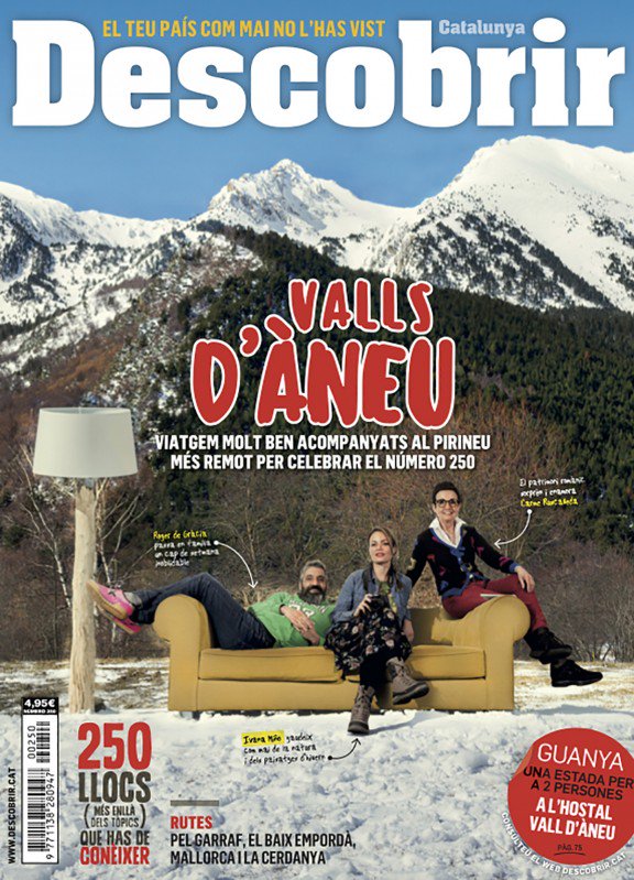 pallars_testimo's tweet photo. La revista Descobrir #Catalunya celebra el seu número 250 corresponent amb un especial sobre les Valls d'Àneu

Notícia a @AmicsPirineu -> https://t.co/PzRshKmi7e
Web de @descobrircat -> https://t.co/icWnnVflEl

#VallsDÀneu #Pallars
#DescobrirCatalunya https://t.co/AlKKqCpagI