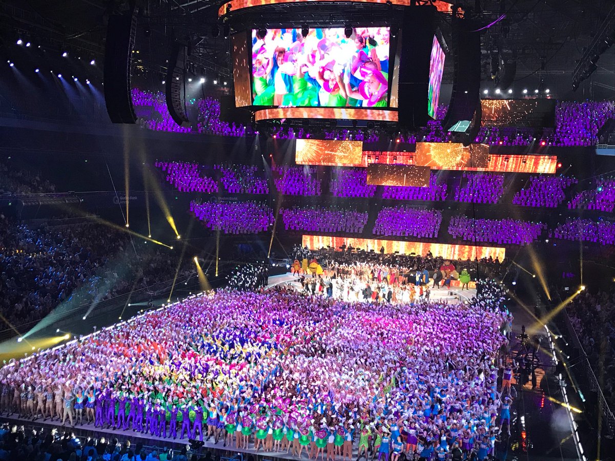 NSWEducation's tweet photo. Our hearts are full. To all the  staff, teachers, students and dedicated teams who put on a such a big show, you have so much to be proud of. What a night. #SchoolsSpec https://t.co/GGC4UT0UZz