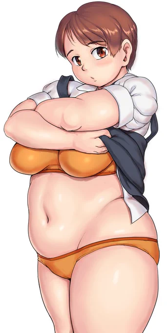 塗り練習ぽっちゃりたくしあげ。 