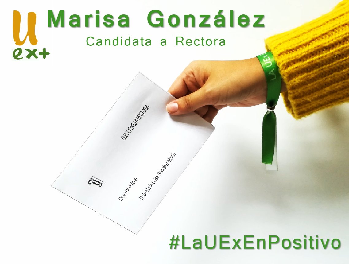 BertaCaro1's tweet photo. 27 de noviembre. El ESTUDIANTADO de nuestra UEx, vota en su Facultad.
 Eres IMPORTANTE en este proceso. Ayuda a cambiar la UEx en positivo. #MarisaRectoraUex #LaUExEnPositivo https://t.co/5CkGQaUAlH