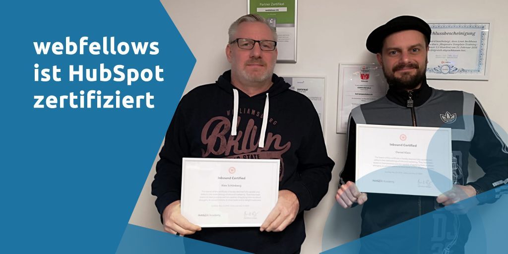 webfellowsDE's tweet photo. 🔉🔉🔉NEWSFLASH!!!
Wir haben´s geschafft💪! Das @HubSpot Inbound-Zertifikat ist gemeistert!
Wir freuen uns, wünschen Euch noch einen schönen @blackfriday und sehen uns am Montag auf dem @MobileMediaDay wieder.
// #webfellows #zertifikat #geschafft #InboundMarketing #erfolgreich https://t.co/VRjcVuWQxK