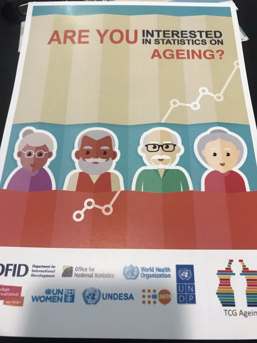 I’m here for day 2 of #CHOSC18 and it’s been a great event so far - really good talks and engagement. Find me in the marketplace if you are interested in what we are doing on ageing stats #TCGAgeing