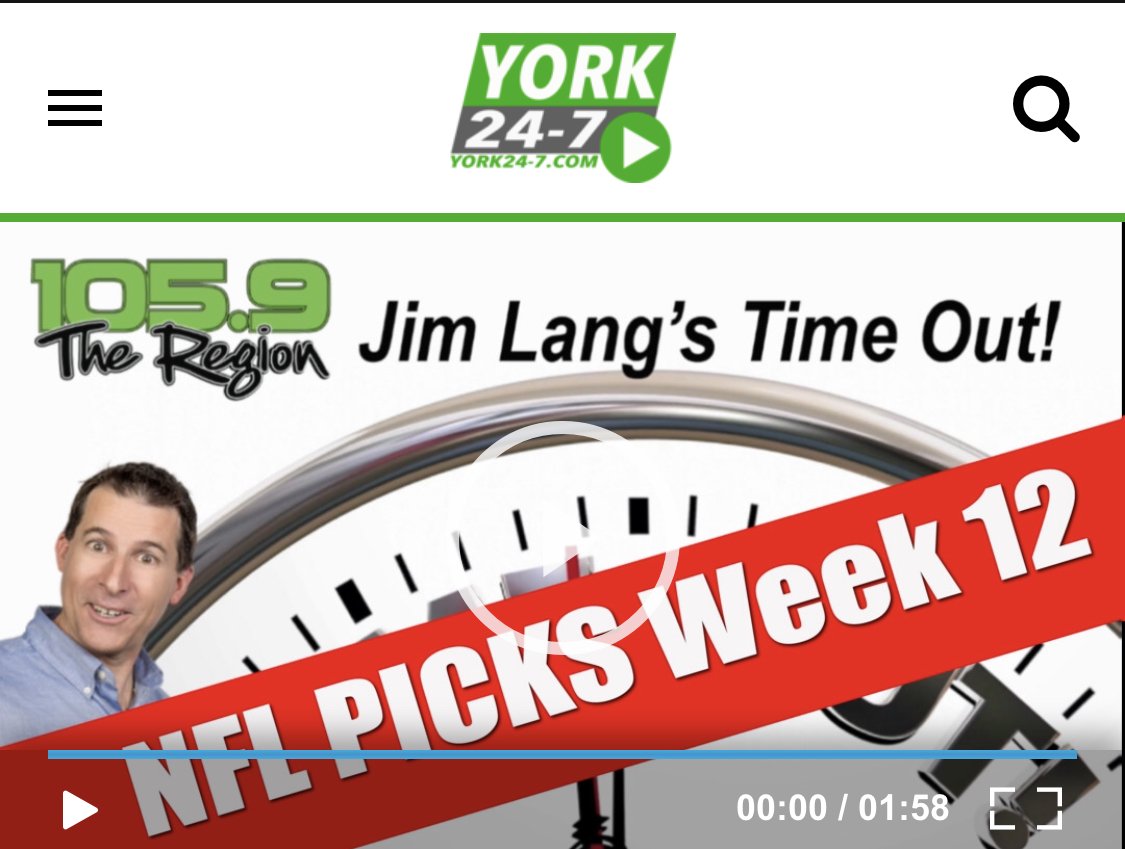 york24_7's tweet photo. Get @JimLangSports NFL picks of the week and pump up your #fantasyfootball picks! Watch this: https://t.co/ZyPvxbXrPP #NFL #sports https://t.co/CA5rjwmoIv