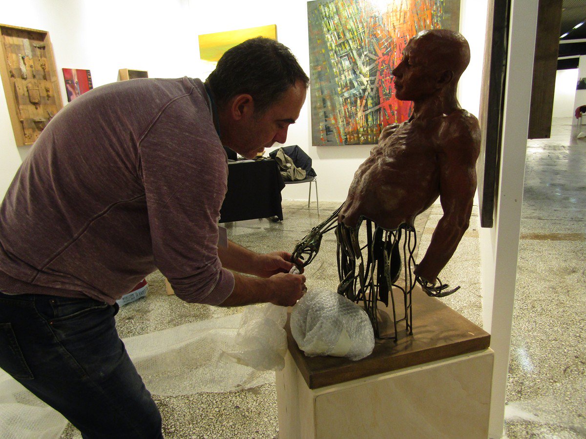 SKotsireas's tweet photo. Exhibiting with CHILI Art Gallery booth 8 at The ART THESSALONIKI International Contemporary Art Fair 2018 fron 22-25 Nov at HELEXPO.
#art #artist #Art_Thessaloniki #Contemporary_art #painting #sculpture 
#instalations #graphic_art #Chili_artgallery #artfair #art_gallery https://t.co/I2m8SD4qqG