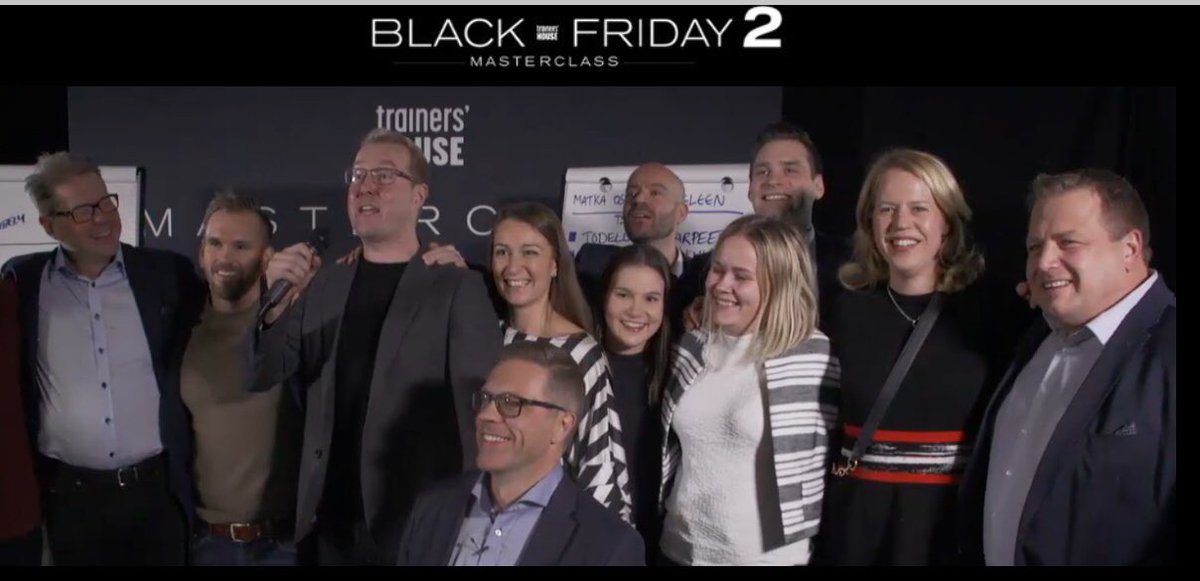 JohannaKukka's tweet photo. #thbf on uusi musta😎
Kiitos inspiroivasta päivästä koko @TrainersHouse jengille! https://t.co/sGkI67aDhq