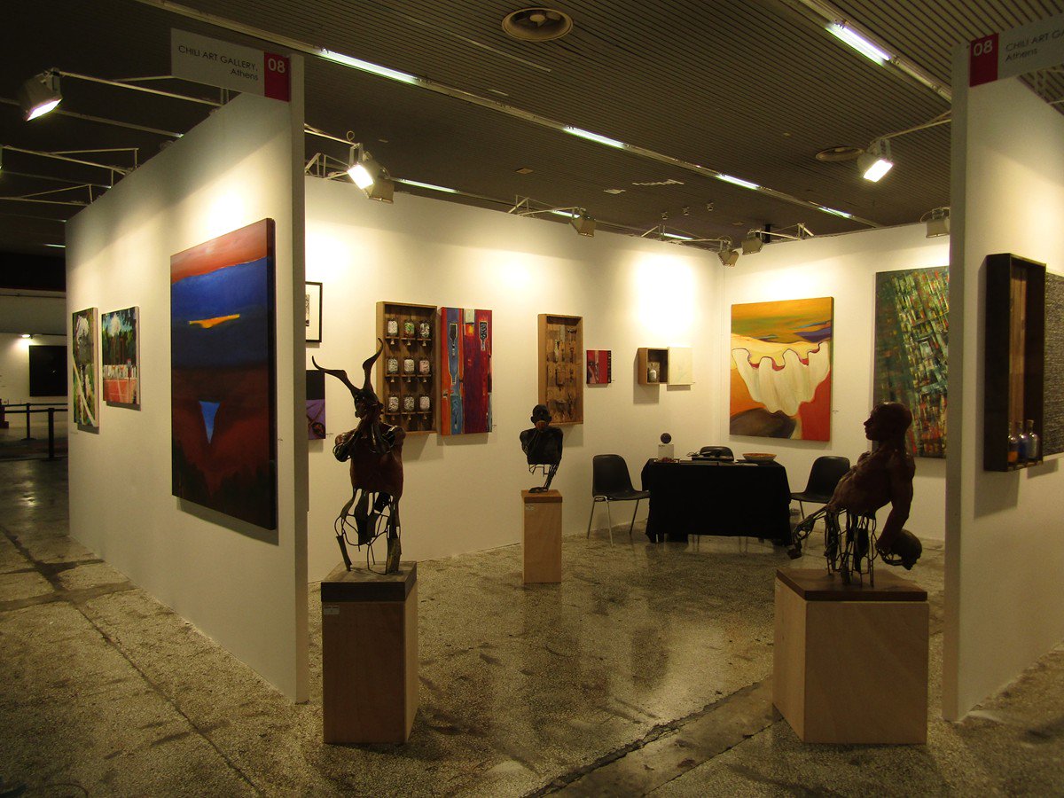 SKotsireas's tweet photo. Exhibiting with CHILI Art Gallery booth 8 at The ART THESSALONIKI International Contemporary Art Fair 2018 fron 22-25 Nov at HELEXPO.
#art #artist #Art_Thessaloniki #Contemporary_art #painting #sculpture 
#instalations #graphic_art #Chili_artgallery #artfair #art_gallery https://t.co/I2m8SD4qqG