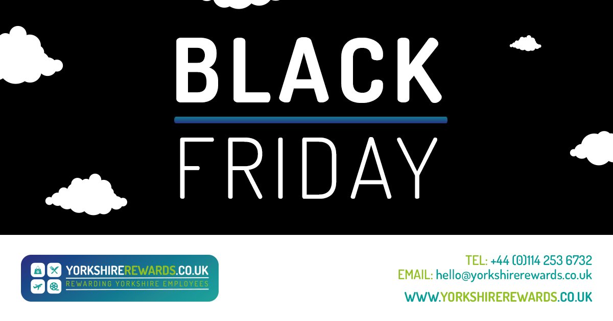 Visit yorkshirerewards.co.uk to find out how your employees could make even bigger savings this Black Friday!