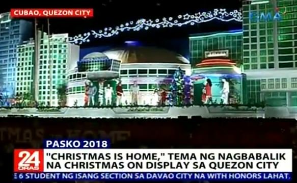 24OrasGMA's tweet photo. Bukod sa Christmas vibes, #FlashbackFridayFeels din ang hatid ng nagbabalik na Pamaskong atraksiyon sa Cubao, Quezon City. Special guest pa sina Dabarkads "Baeby" Baste at Maine Mendoza. At mula sa Quezon City, nakatutok live, si @iamKatrinaSon https://t.co/XW4iKelIQE
