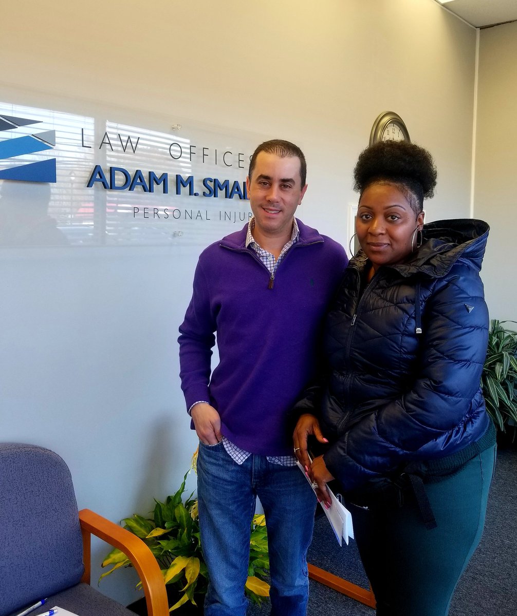 AdamMSmallow's tweet photo. Justice Delayed is NOT Justice Denied. Our firm had to fight the bad faith practices of @MarylandAuto for over two years to finally get our client compensation for her auto accident. @AdamMSmallow will not stop until we do the same for you! https://t.co/WsY6wCngxT
