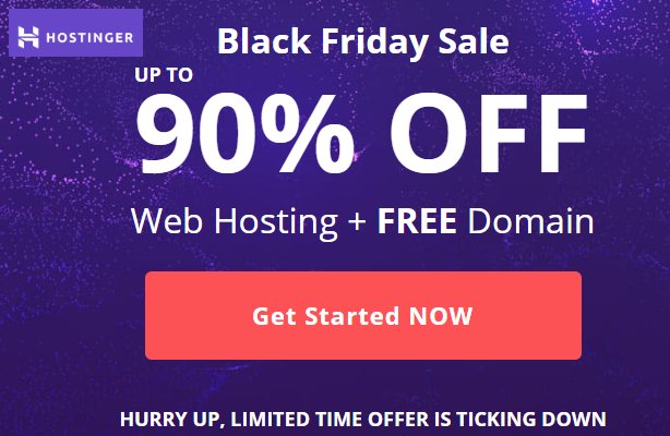Hosting_SaveBig's tweet photo. Hostinger Black Friday Sale- Upto 90% OFF- Web Hosting at only $0.80/month + Free Domain + Free SSL Certificate

Claim deal at: https://t.co/1DpZmw7ceM

Offer details: https://t.co/X6WIedSMPh

#hostingerblackfriday #hostingercybermoney #offers #freedomain #webhosting https://t.co/CQWxMUlL32