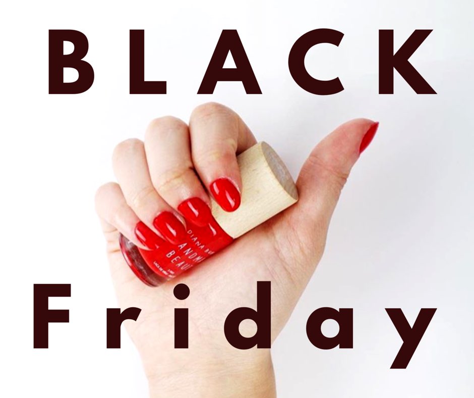 lamanicureria's tweet photo. 🖤Black Friday🖤

15% de descuento en toda la línea de esmaltes y tratamientos para las uñas de Handmade Beauty (promoción válida del 23 al 25 de noviembre) 💅🏻💅🏻

#LaManicurería #webelieveincolors #Travieso19 #MesayLópez18 #BlackFriday https://t.co/ZBfBj9jP8T