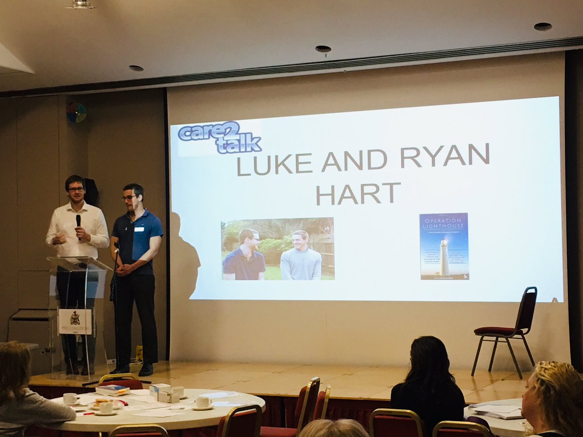 MrGerryCampbell's tweet photo. Pleasure to share a stage with Luke &amp; Ryan @CoCoAwareness @Care_2_Talk Lost Voices conf in #Hillingdon today. Thankfully I opened the event as no ‘competition’ for Luke &amp; Ryan who #bravely recounted their life experiences. What an amazing input #CoercivecontrolKills #OpLighthouse https://t.co/s8w6LHL6Oa