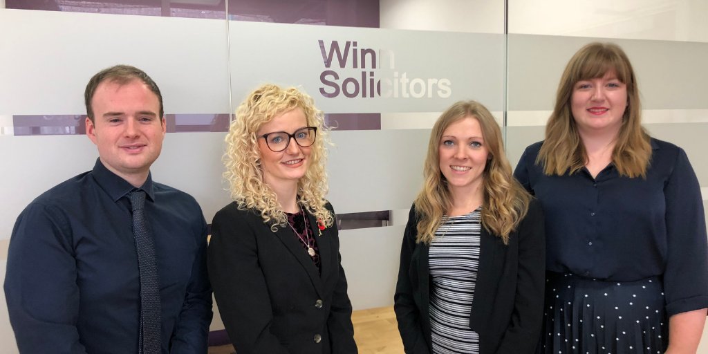 WinnGroup's tweet photo. Winns internal career development continues as four more solicitors qualify. Read more here: https://t.co/AJNeB3fq7Y

#InvestorsInPeople #ProfessionalSkillsCourse #SolicitorTraining https://t.co/zH9wOmNeUW