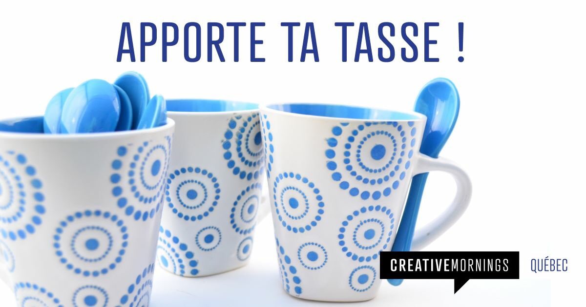 💚 Apporte ta tasse! 🌎

Nous avons décidé de débuter un virage vert et nous invitons tous les participants à amener leur propre tasse!

Merci à <a href="/CM_StPete/">CreativeMornings/SP</a> de nous avoir inspiré à faire le « move »! #creativemornings #CMQC #CMrestart