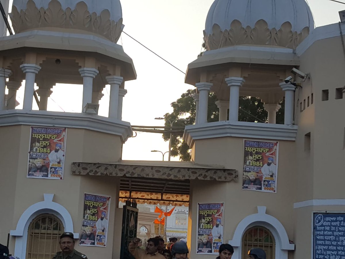 NoToKhalistan's tweet photo. After seeing these pictures, it seems like Pakistan prepared for the #Khalistan movement, but not for the celebration of #GuruNanakJayanti in #NankanaSahib, Pakistan.

@ChhabraGeeta @Geeta_Mohan @Navdeep_UK @ShefVaidya @nanditathhakur @TajinderBagga @MeenaDasNarayan @ippatel https://t.co/vwgskI6e3A