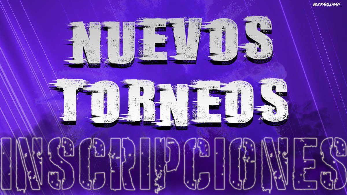 MagikXarlio's tweet photo. MAÑANA VIDEO EN EL QUE ABRIREMOS INSCRIPCIONES A 2 NUEVOS TORNEOS.

-1 LIGA EXCLUSIVA DE BUSCAR Y DESTRUIR PARA LOS APASIONADOS DE ESTE MODO.

-1 TORNEO ESTILO MUNDIAL CON GRUPOS Y ELIMINATORIAS

MAÑANA EL VIDEO EN EL CANAL!!!

RT:PARA MAXIMA DIFUSIÓN ENTRE EQUIPOS https://t.co/P9Y2SphL0X