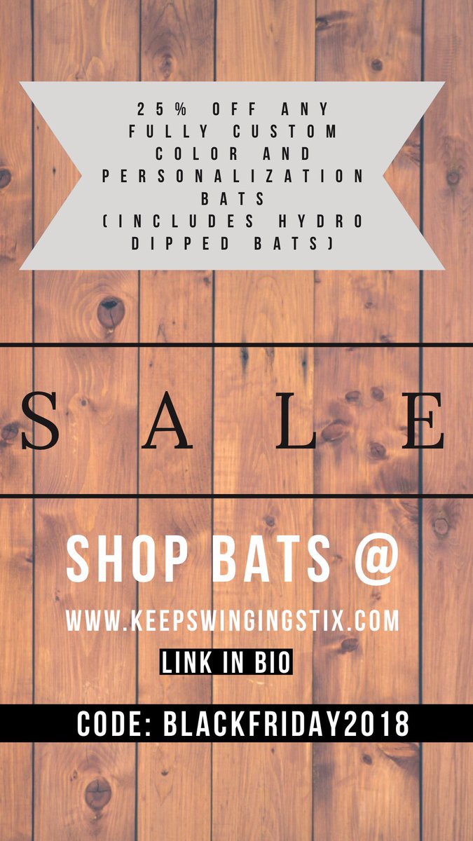 BLACK FRIDAY SALE!

-Direct Message us if you any questions or need help with your purchase!  
#keepswinging #BlackFriday