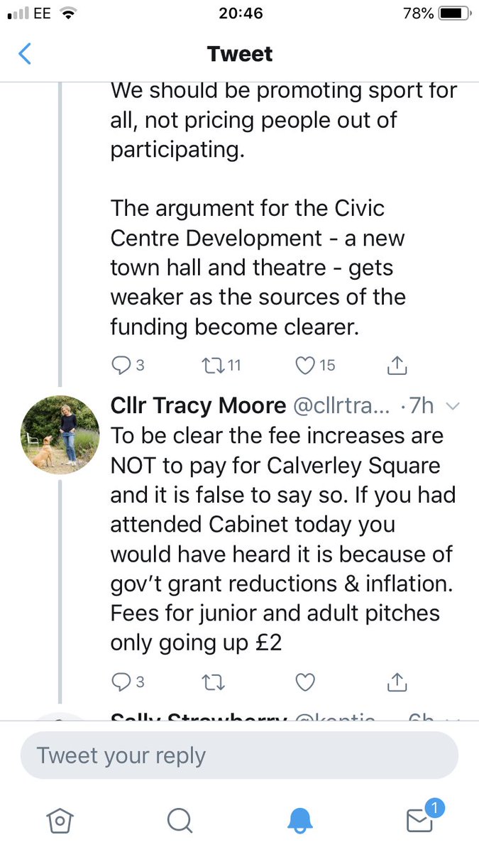 kentishsal's tweet photo. Hi @TWBC_ChiefExec, @cllrtracymoore is on record saying pitch hire has only increased by £2 - not 67%. Can you confirm if she’s correct and we’ve all just got upset for nothing? https://t.co/bH278zmztN