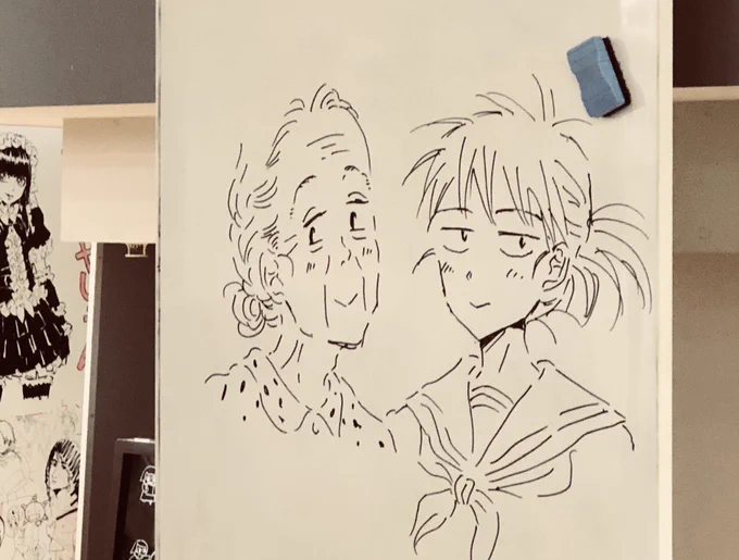 たまたま買おうとしてたマンガのライブペイント見れてめっちゃラッキーでした 