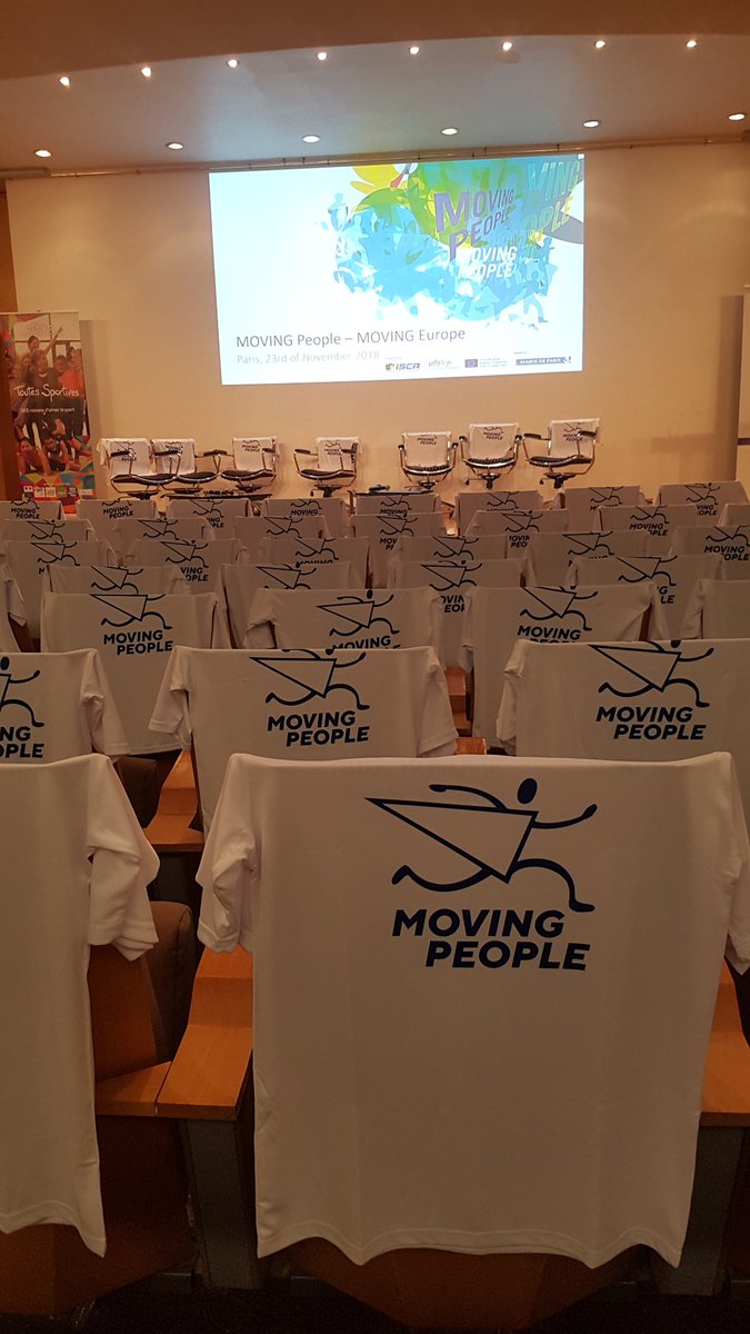lauratiidla's tweet photo. @ISCA_tweet conference #MOVINGEurope is about to start. We will be talking about advocacy, #GAPPA and the #humanrighttomove . @cnosf_media @StreetGames @UFOLEP #movingpeople https://t.co/3hkfbxwgNn