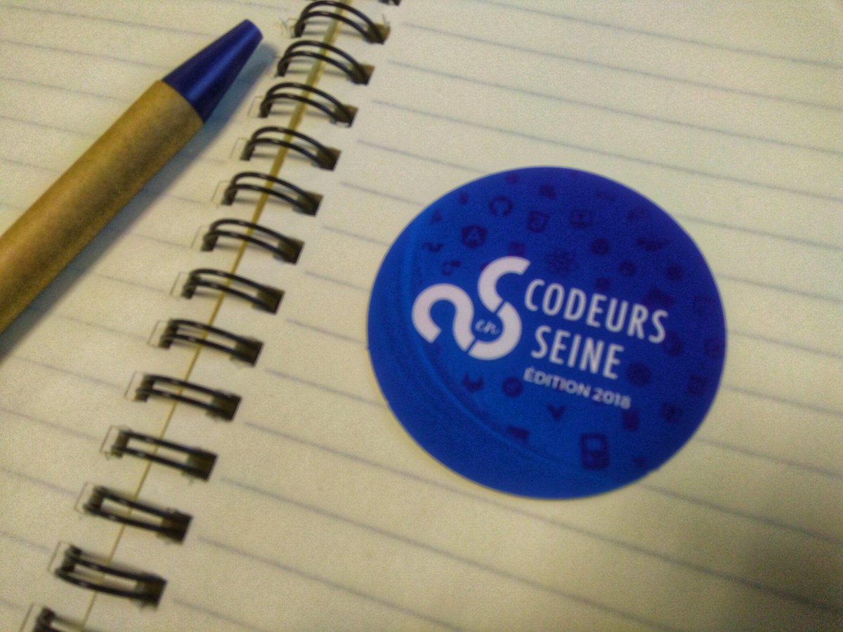slecache's tweet photo. Ces lendemains de conférence remplis de nouvelles idées. #codeurs2018 https://t.co/gR21At03uu