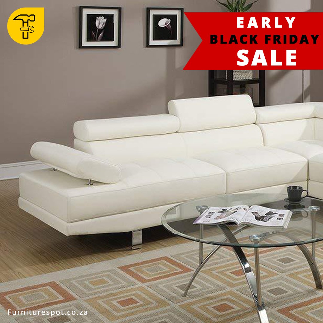 SAFurniturespot's tweet photo. #BlackFriday2018  is upon us and man we have this  unbelievable offer. Seville couch and our Two tone floating units. Hurry and get your home festive ready with this once in a life time offer.  Click here https://t.co/3Vj936osOB  #friyay #superbalist  #johannesburg #BlackFriday https://t.co/GbpJpUko7q