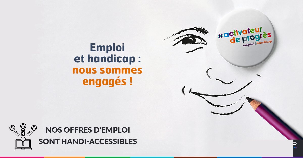 [#SEEPH2018] Le saviez-vous ? 😊 Toutes nos offres d’emploi destinées aux experts en digital 100% sont handi-accessibles. ♿ Vous souhaitez rejoindre l’Aventure MV Group ? 
➡️Découvrez nos opportunités : hubs.ly/H0fCzch0 #activateurdeprogres