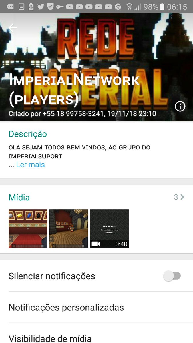AreaBuilders's tweet image. Mesmo trocando de grupo no wpp e tt da para ver claramente pelas datas quem está a mais tempo vocês tem o 1° post como um rt a 4 dias nos temos avisando q unimos os sv e trocamos o tt a 1 semana. criamos nosso grupo dia 10 e vocês a praticamente 8. @ImperialSuport