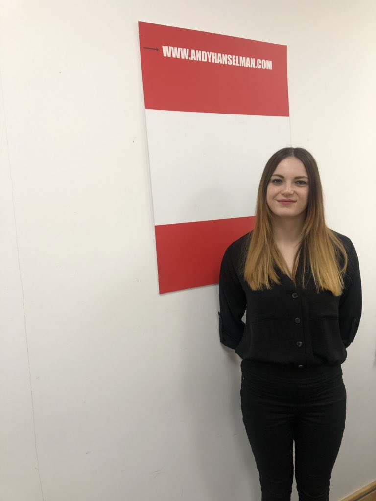 JilltyWhite's tweet photo. And here she is! It’s not just Friday today it’s Danielle Day! Good luck to our superstar who holds us all together here at Andy Hanselman Consulting. Delighted to have you shortlisted in @glu_recruit Office Heroes Awards. https://t.co/6bDKYrCNe0