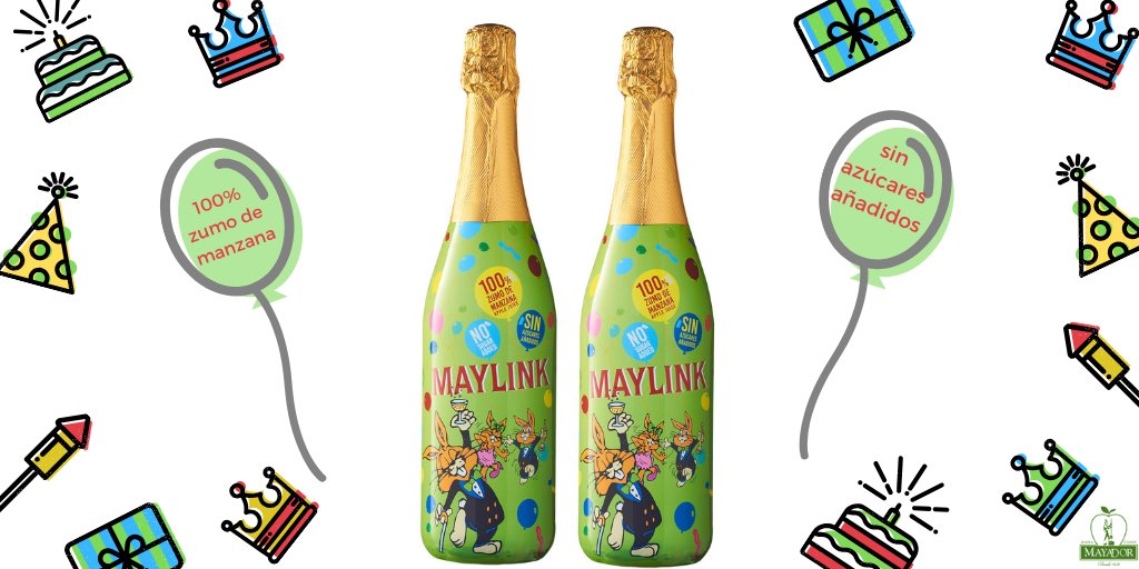 sidraMayador's tweet photo. #Maylink una forma saludable de brindar en las fiestas infantiles
🍏 100% zumo de manzana
🍎 Sin azúcares añadidos

Naturalmente #Maylink de #SidraMayador https://t.co/AVPutjFztg
