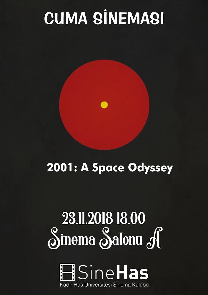 🎥 Cuma Sineması’nda bu hafta; 2001: A Space Odyssey

Bu akşam 18.00’de hepinizi bekliyoruz!