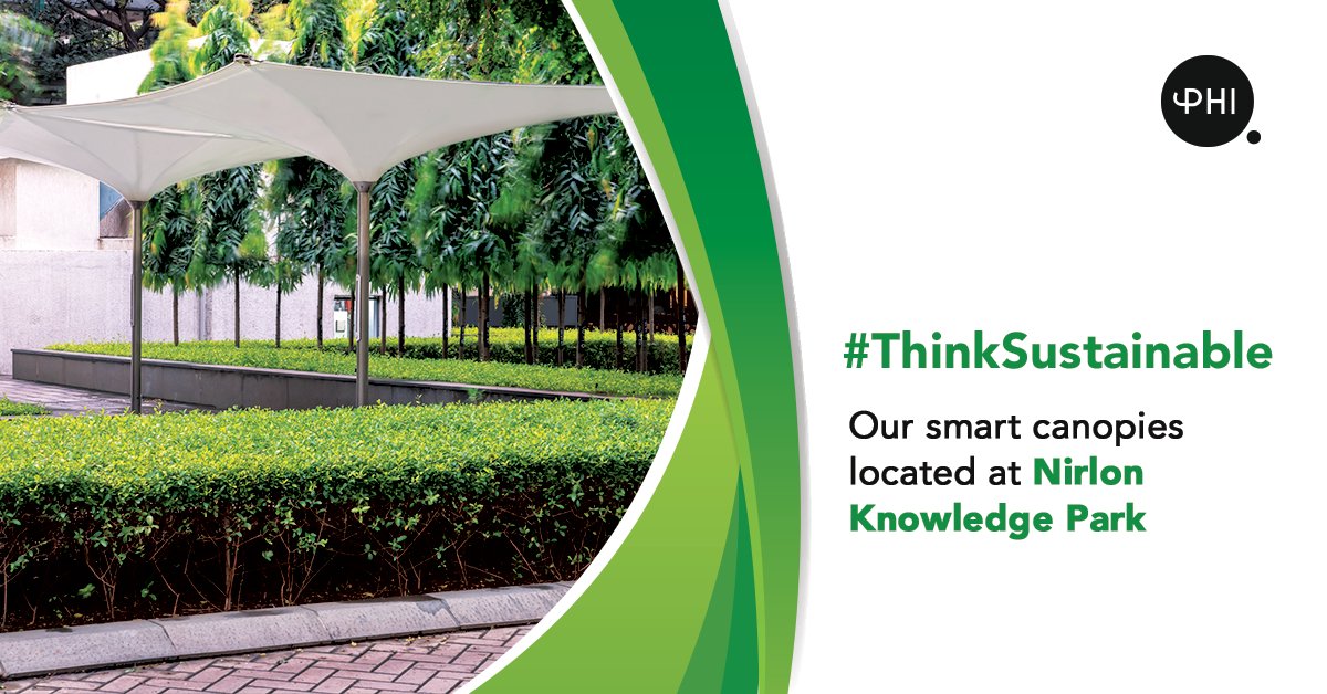 We see open spaces around us, but are they sustainable enough? A small initiative can make those spaces sustainable. #ThinkPhi's 1080W is a versatile product that can be installed in localities nearby. Know more: bit.ly/2FCJ6Wm #ThinkSustainable #GoSustainable