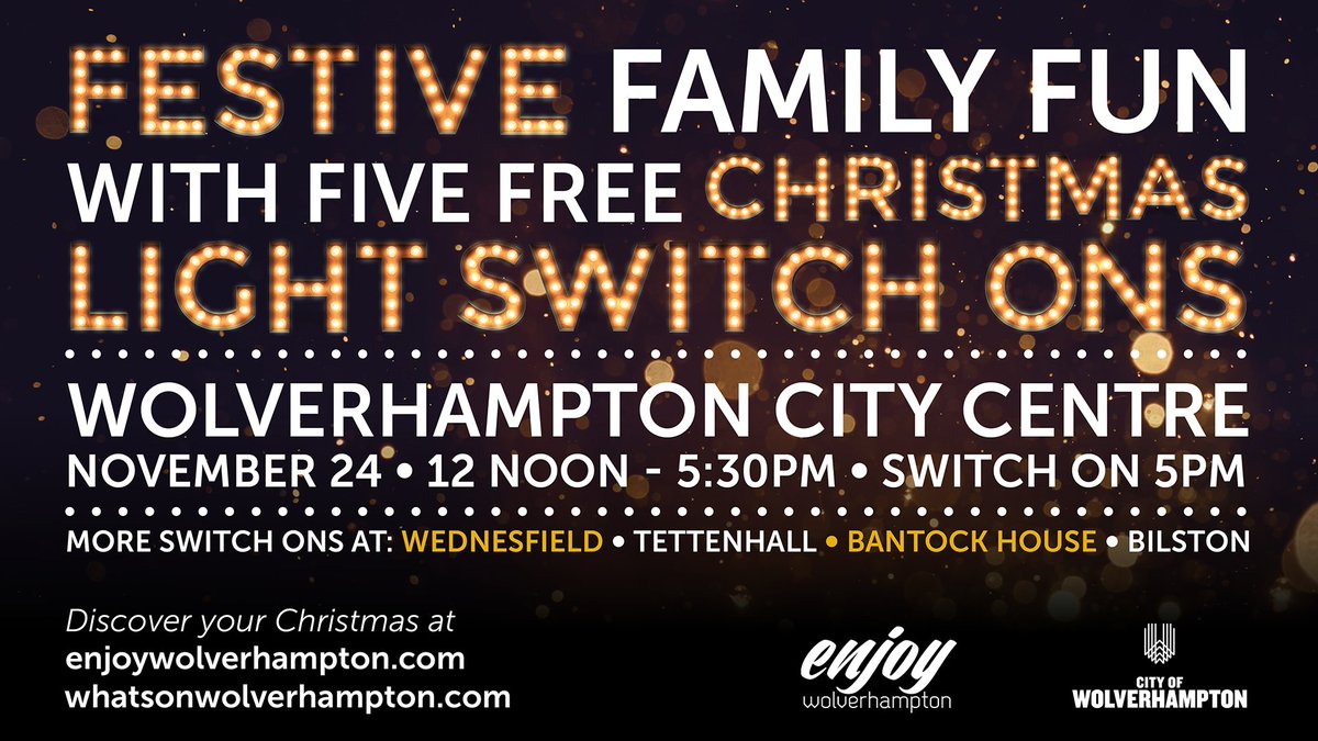 WCOutdoorEvents's tweet photo. #Wednesfield #Christmas #Lights are on but we've still got four more areas to light up! Will you be joining us in #Tettenhall, #Wolverhampton, @BantockHouse or #Bilston? 
@DickyDodd @signal107 @WolvesMayor @EnjoyWolvesCity @WolvesCouncil https://t.co/cPZu0PT7h4