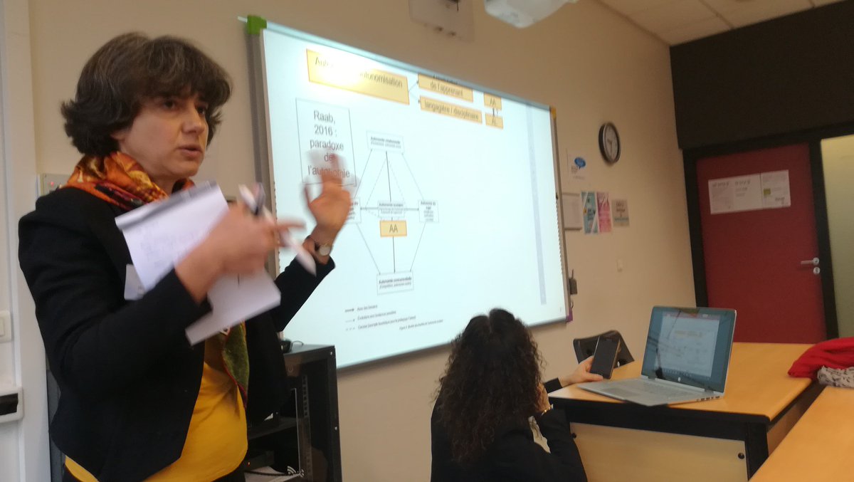 M. Phlippe et N. Herry Bénit sur la transformation des dynamiques de formation en Lansad autour de l'autonomie @ #RANACLES2018
